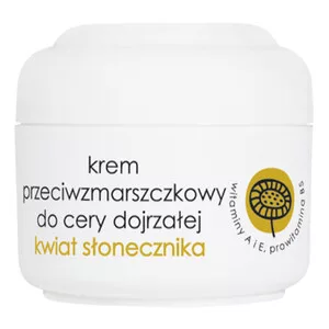 Ziaja, krem przeciwzmarszczkowy z kwiatami słonecznika, 50ml