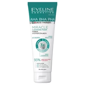 Eveline Cosmetics 3 x Acid Therapy pianka oczyszczająca 140ml