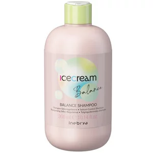 Inebrya Ice Cream Balance, szampon do włosów przetłuszczających się, 300ml