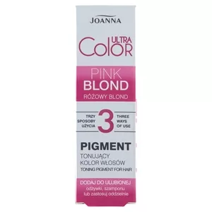 Joanna Ultra Color Pigment tonujący kolor włosów różowy blond 100 g