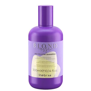 Inebrya Blondesse No Yellow, szampon do włosów siwych i rozjaśnianych, 300ml