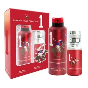 Beverly Hills Polo Club Men Sport One zestaw woda toaletowa spray 100ml + dezodorant spray 175ml (M)