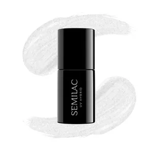 Semilac lakier hybrydowy 091 Glitter Milk, 7ml