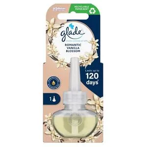 Glade Electric scented oil - Romantic Vanilla Blossom, zapas do elektrycznego odświeżacza powietrza, 20ml
