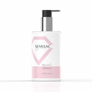 Semilac Care Sweet&Flowery Hand Cream, naturalny krem do rąk o zapachu kwiatów, 250ml