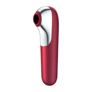 Satisfyer Dual Love wibrator ssący Red