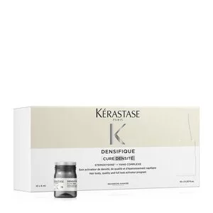 Kerastase Densifique Women Cure, aktywator gęstości włosów poprawiający ich kondycję i wygląd, ampułki, wcierka, 10x6ml