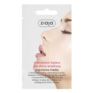 Ziaja, jogurtowa maska mikrobiom balans do skóry wrażliwej, 7ml