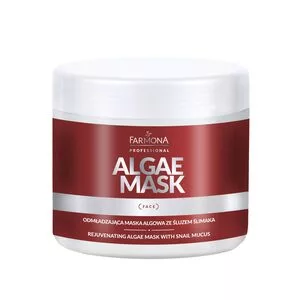 Farmona Professional Algae Mask, Odmładzająca maska algowa ze śluzem ślimaka, 160g