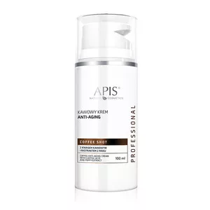Apis Coffee Shot, Kawowy krem Anti-Aging z kwasem kawowym i ekstraktem z maku, 100ml