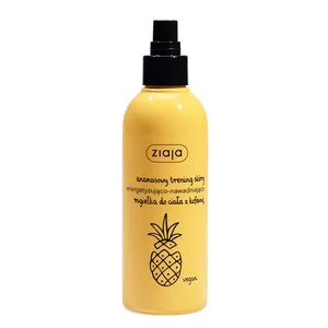 Ziaja Ananasowa, mgiełka do ciała z kofeiną, energetyzująco - nawadniająca, 200ml