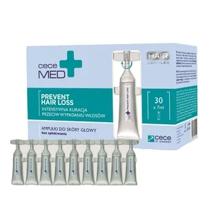 CeCe Med, kuracja w ampułkach przeciw wypadaniu włosów, 30x7ml