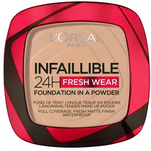 L'Oreal Paris Infaillible 24H Fresh Wear Foundation in a powder, podkład 130 True Beige, 9g