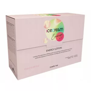 Inebrya Ice Cream Energy Lotion, lotion energetyzująco-wzmacniający, 10mlx12