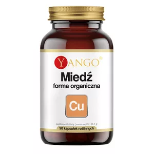 Yango Miedź forma organiczna suplement diety 90 kapsułek