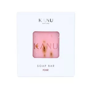 Kanu Nature, wegańskie mydło w kostce, rose, 75g