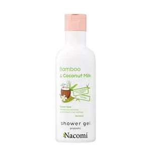 Nacomi Bamboo&Coconut, żel pod prysznic o zapachu bambusa z mlekiem kokosowym, 300ml