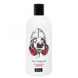 LaQ, PIES, żel do mycia 2w1, zapach męskich perfum, 300ml