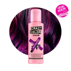 Crazy Color, toner odżywczy do włosów, Burgundy - fioletowo czerwony, nr 61, 100ml