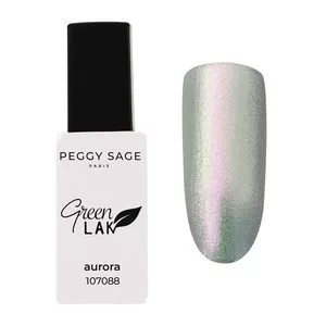 Peggy Sage Green Lak, lakier do paznokci utwardzany lampą UV/LED, 10ml, aurora