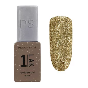 Peggy Sage One-LAK lakier hybrydowy 3w1, golden girl, 5ml