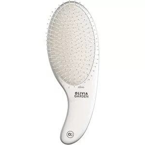 Olivia Garden Expert Care Curve, szczotka do rozczesywania włosów, Nylon Bristles Silver