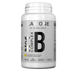 LAB ONE N°1 Complex B cholina inozytol B3 suplement diety wspierający układ nerwowy 60 kapsułek