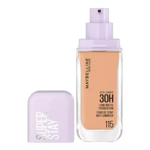 Maybelline New York Super Stay Tint 30H Lumi Matt, podkład do twarzy, 115 Inter, 30ml