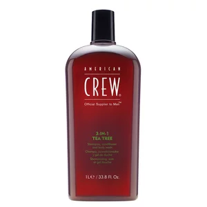 American Crew Tea Tree, 3w1 szampon + odżywka + żel do kąpieli, 1000ml