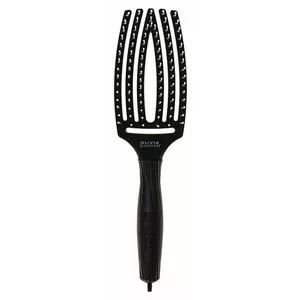 Olivia Garden Fingerbrush, szczotka nylonowa bez włosia, średnia
