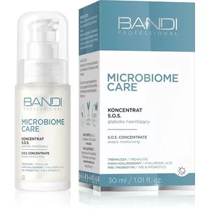 Bandi Microbiome Care, koncentrat S.O.S. głęboko nawilżający pod SPF, makijaż lub krem, 50ml