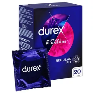Durex Mutual Pleasure prezerwatywy z wypustkami opóźniające wytrysk 20szt