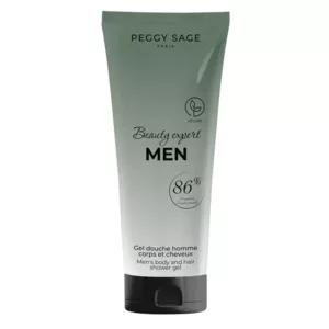 Peggy Sage Beauty Expert Men, żel pod prysznic dla mężczyzn - ciało i włosy, 50ml