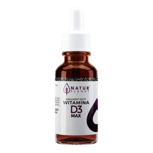 NaturPlanet, Witamina D3 MAX (4000 IU, 100mcg/1 kropla 500 porcji), 30ml