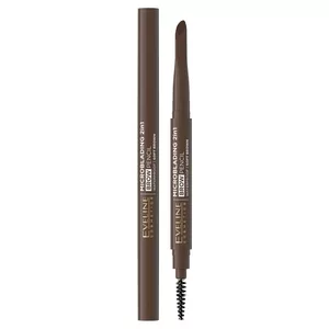 Eveline Cosmetics Microblading Brow Pencil 2in1 precyzyjna kredka do brwi 02 Soft Brown