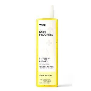 Yope Skin Progress, micerlarny żel pod prysznic, Natural Detox - Sour Fruits, 200ml