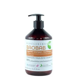 Bioelixire Vegan, szampon nawilżający z baobabem, 500ml