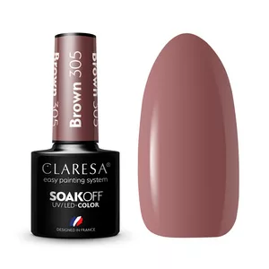 Claresa, Lakier hybrydowy, BROWN 305, 5g