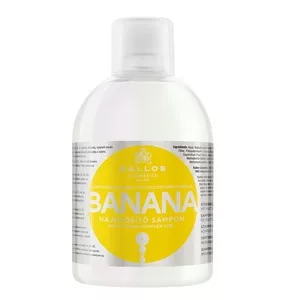 Kallos KJMN Banana wzmacniający szampon do włosów z kompleksem multiwitaminowym 1000ml