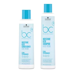 Schwarzkopf BC Moisture Kick, zestaw nawilżający do włosów suchych, szampon 250ml + odżywka 200ml