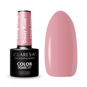 Claresa, Lakier hybrydowy, DUSTY ROSE 7, 5g