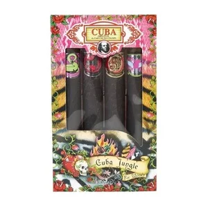 Cuba Original Cuba Jungle zestaw Snake woda perfumowana + Tiger woda perfumowana + Zebra woda perfumowana + Heartbreaker woda perfumowana 4x35ml (W)