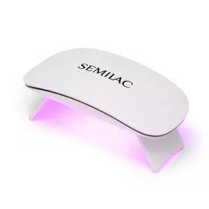 Semilac Lampa UV/LED 6W Travel, podróżna lampa do utrwalania manicure i pedicure hybrydowego