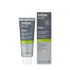Tołpa Dermo Men, pure krem - żel przeciw błyszczeniu lekki, 40ml