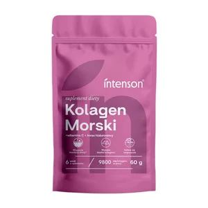 Intenson Kolagen Morski + Witamina C + Kwas Hialuronowy suplement diety 60g