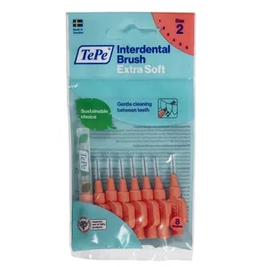 TePe Extra Soft szczoteczki do przestrzeni międzyzębowych 0.5mm Jasnoczerwone 8szt