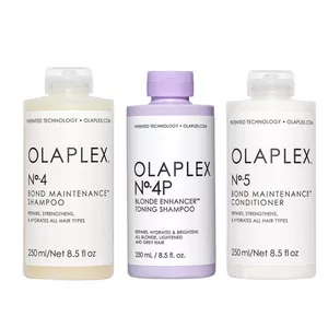 Olaplex, zestaw do pielęgnacji włosów blond No.4, No.4P, No.5