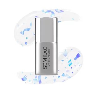 Semilac, top do lakierów hybrydowych, T29 No Wipe Matte Snow Floe, 7ml