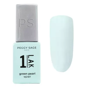 Peggy Sage, One-LAK lakier hybrydowy 3w1, green pearl, 5ml