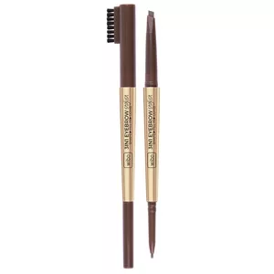 Wibo 3in1 Eyebrow Stylist kredka do brwi z grzebykiem 1 Soft Brown